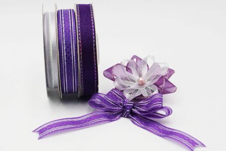 Honorable Purple Sheer Ribbon Set